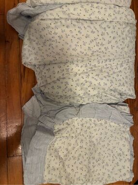 Blue Floral Duvet Cover - Twin